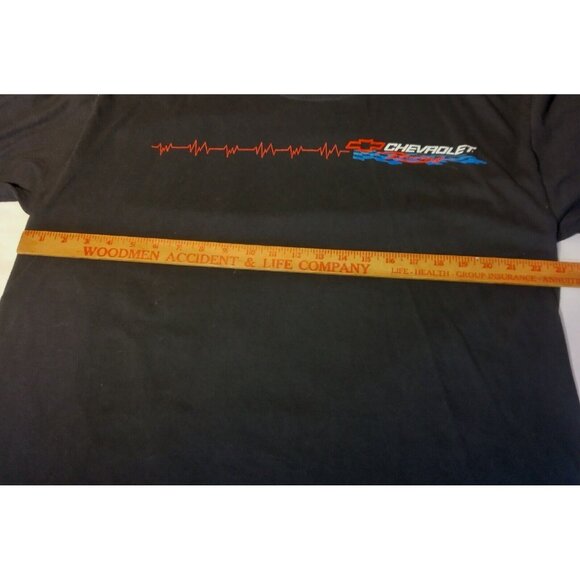 NASCAR Chevrolet Monte Carlo T Shirt XL Black Chevy Racing Race Heart Pounding - Picture 6 of 9